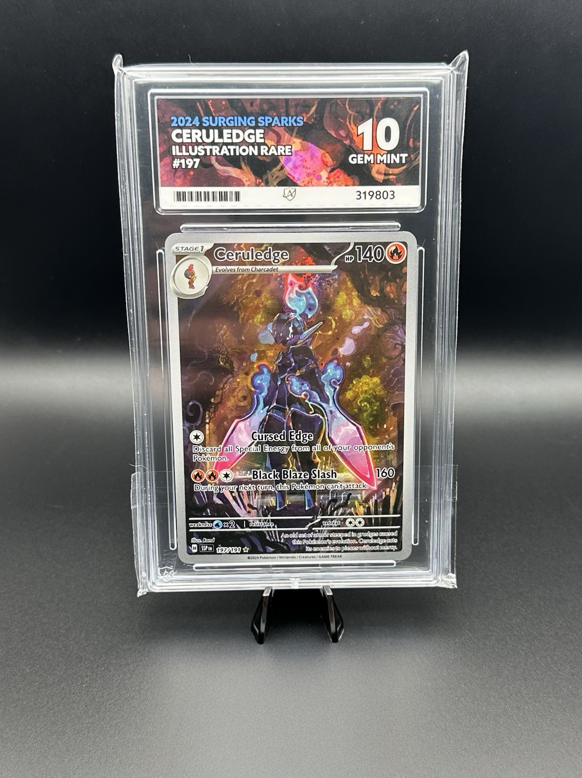 ACE 10 Ceruledge 197/182 – Pokémon TCG: Surging Sparks (Illustration Rare)